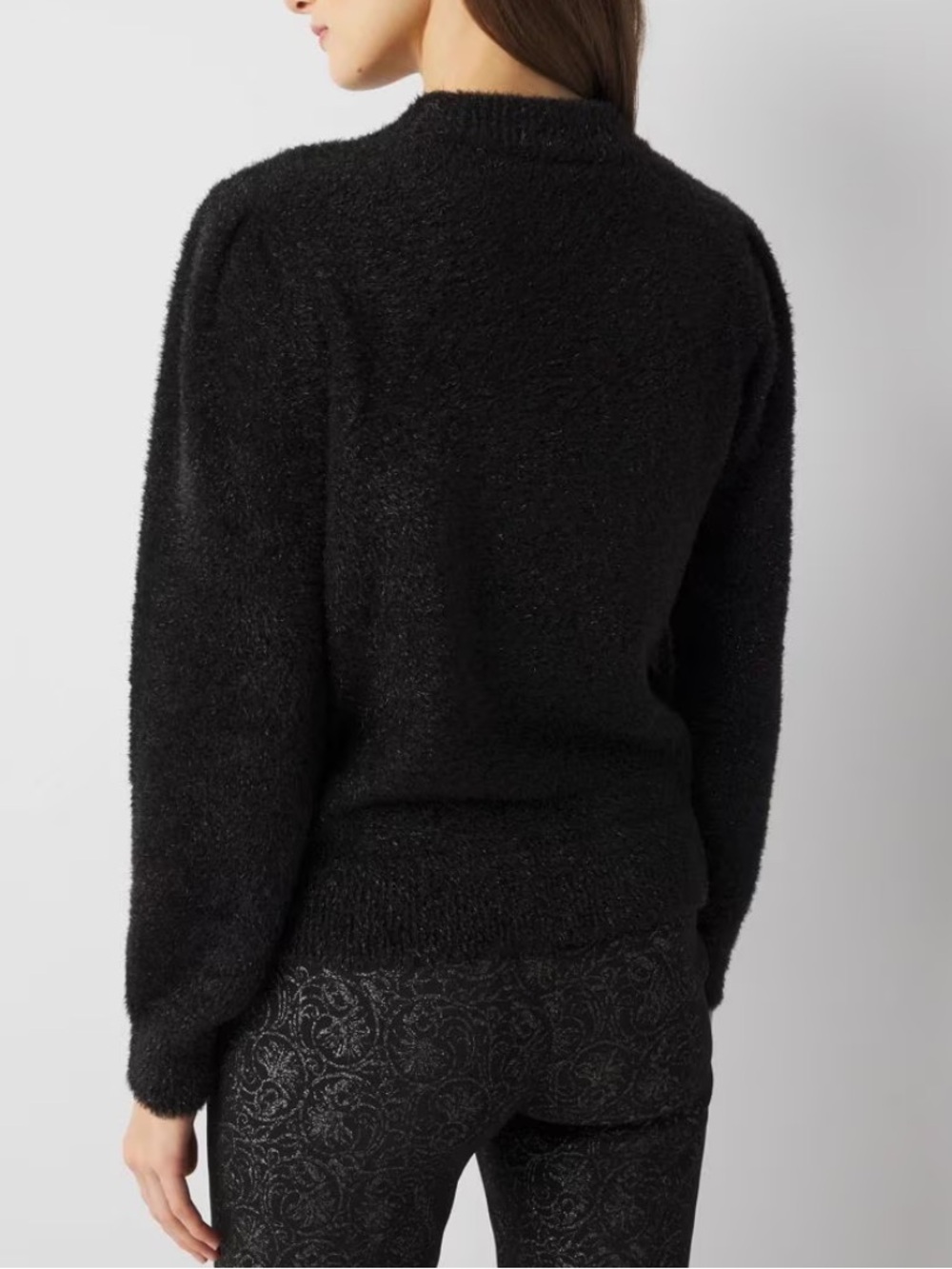 WHBM Tinsel Trim Sweater